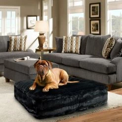 Bessie And Barnie Hondenkussen Rectangle Black Puma