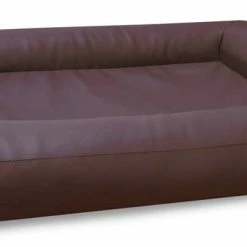 Dogsfavorite Hondenmand Cube Kunstleer Bruin