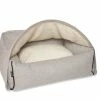 KONA CAVE Hondenmand Snuggle Cave Bed Cream Herringbone -Hond winkel image 5406
