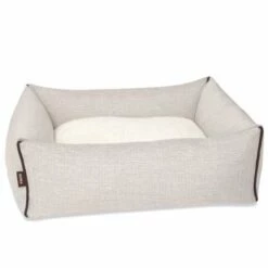 KONA CAVE Hondenmand Snuggle Cave Bed Cream Herringbone -Hond winkel image 5408