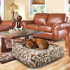 Bessie And Barnie Hondenkussen Rectangle Giraffe