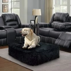 Bessie And Barnie Hondenkussen Rectangle Black Bear