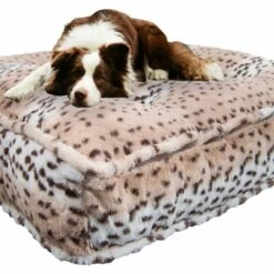 Bessie And Barnie Hondenkussen Rectangle Aspen Snow Leopard -Hond winkel image 5511