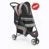 Innopet Hondenbuggy Avenue Grey/Red 1 Innopet Hondenbuggy Avenue Grey/Red -Hond winkel image 555