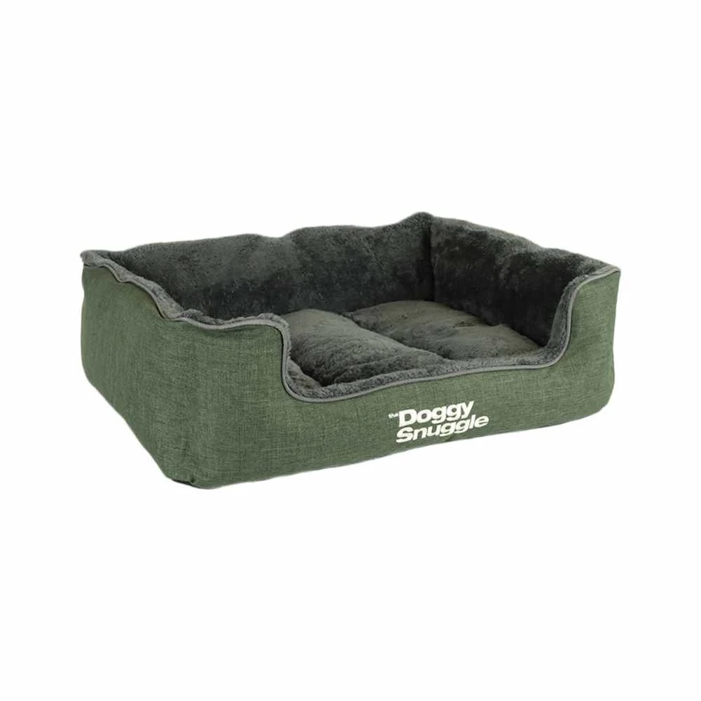 Pet-Joy Hondenmand Doggy Snuggle Donkergroen 3 Pet-Joy Hondenmand Doggy Snuggle Donkergroen