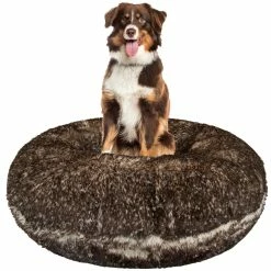 Bessie And Barnie Hondenmand Bagel Frosted Beige