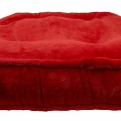 Bessie And Barnie Hondenkussen Rectangle Short Shag Red Rabbit -Hond winkel image 5607