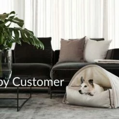 KONA CAVE Hondenmand Snuggle Cave Bed Grey Flannel -Hond winkel image 5614