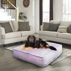 Bessie And Barnie Hondenkussen Rectangle Lilac