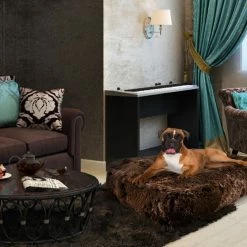 Bessie And Barnie Hondenkussen Rectangle Grizzly Bear