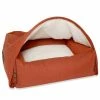 KONA CAVE Hondenmand Snuggle Cave Bed Orange Herringbone -Hond winkel image 5687