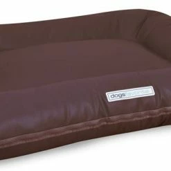 Dogsfavorite Hondenmand Classic Kunstleer Bruin