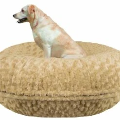 Bessie And Barnie Hondenmand Bagel Camel Rose