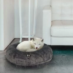 Bessie And Barnie Hondenmand Bagel Mid Shag Grey Fox -Hond winkel image 5776