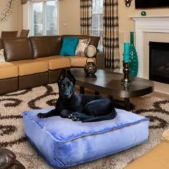 Bessie And Barnie Hondenkussen Rectangle Periwinkle