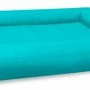Dogsfavorite Hondenmand Cube Kunstleer Turquoise -Hond winkel image 5805