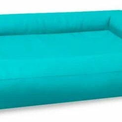 Dogsfavorite Hondenmand Cube Kunstleer Turquoise