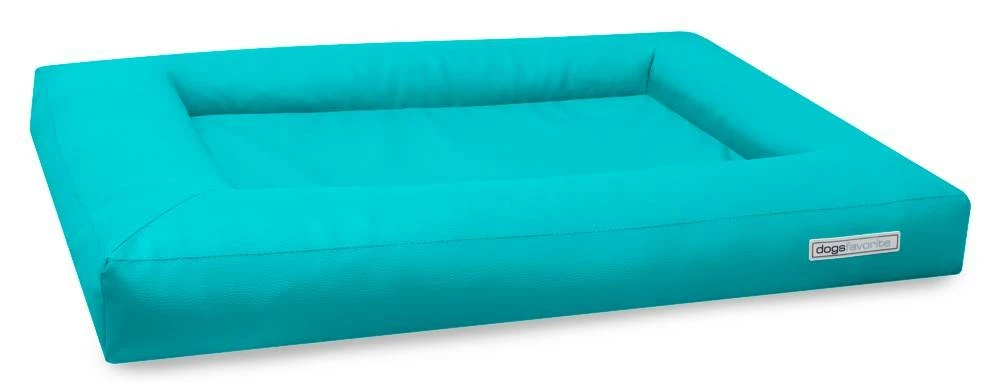Dogsfavorite Hondenmand Cube Kunstleer Turquoise 3 Dogsfavorite Hondenmand Cube Kunstleer Turquoise