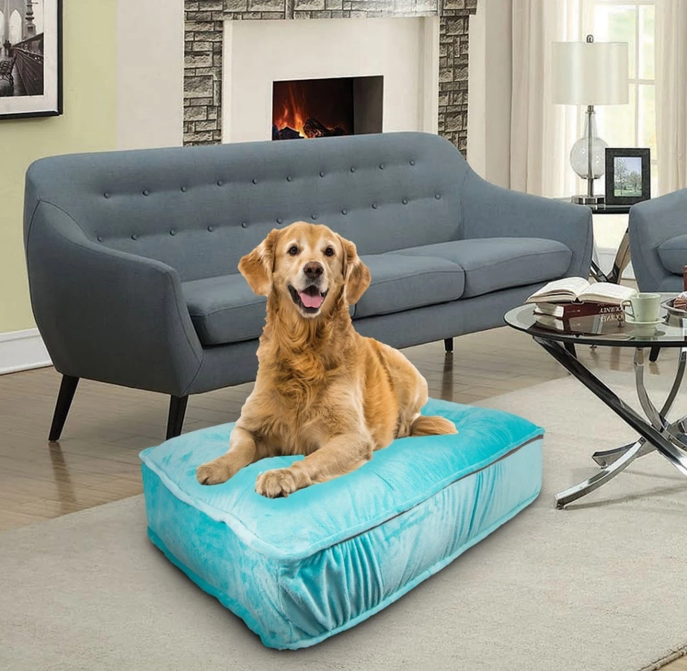 Bessie And Barnie Hondenkussen Rectangle Aqua Marine 3 Bessie And Barnie Hondenkussen Rectangle Aqua Marine