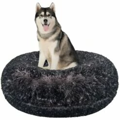 Bessie And Barnie Hondenmand Bagel Frosted Grey