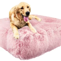 Bessie And Barnie Hondenkussen Rectangle Bubble Gum -Hond winkel image 5828