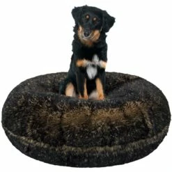 Bessie And Barnie Hondenmand Bagel Frosted Brown