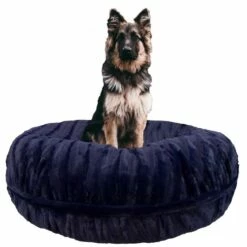 Bessie And Barnie Hondenmand Bagel Midnight Blue