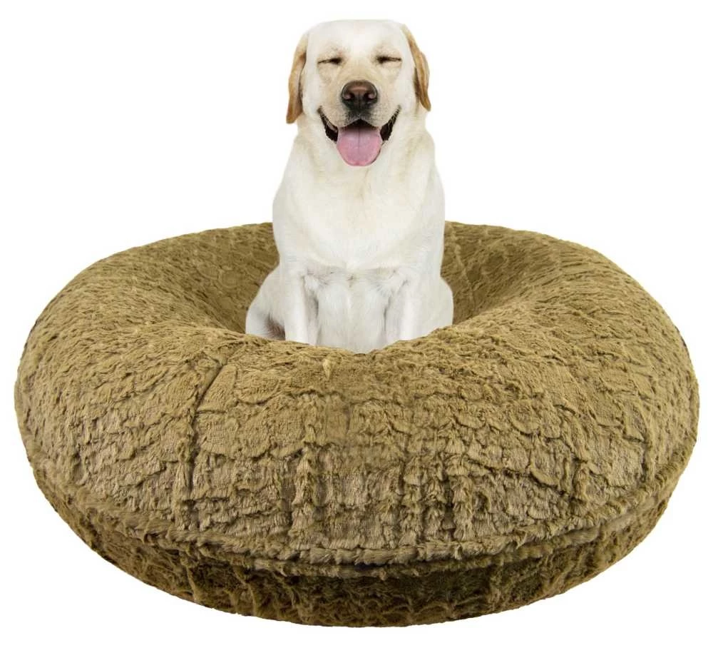 Bessie And Barnie Hondenmand Bagel Serenity Fawn 3 Bessie And Barnie Hondenmand Bagel Serenity Fawn