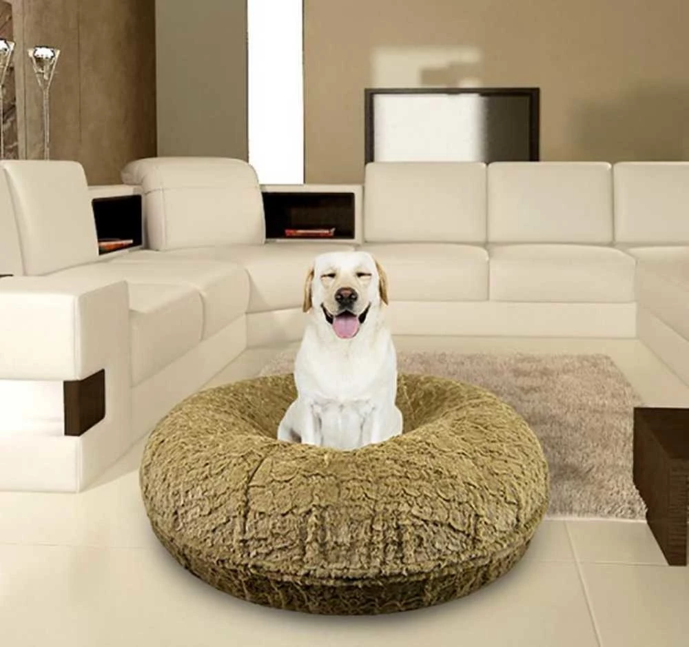 Bessie And Barnie Hondenmand Bagel Serenity Fawn 4 Bessie And Barnie Hondenmand Bagel Serenity Fawn - Afbeelding 2