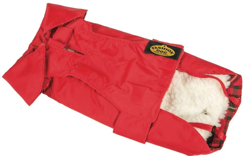 Fashion Dog Hondenjas Teckel Rood 4 Fashion Dog Hondenjas Teckel Rood - Afbeelding 2