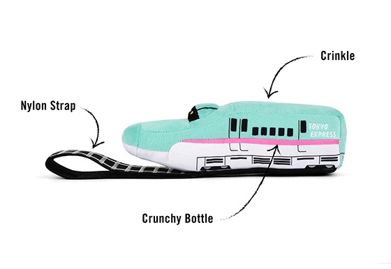 P.L.A.Y. Hondenspeelgoed Canine Commute - Barking Bullet Train 5 P.L.A.Y. Hondenspeelgoed Canine Commute - Barking Bullet Train - Afbeelding 3