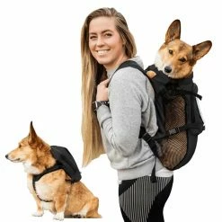 K9 Sport Sack Multifunctionele Hondenrugzak Walk On Zwart