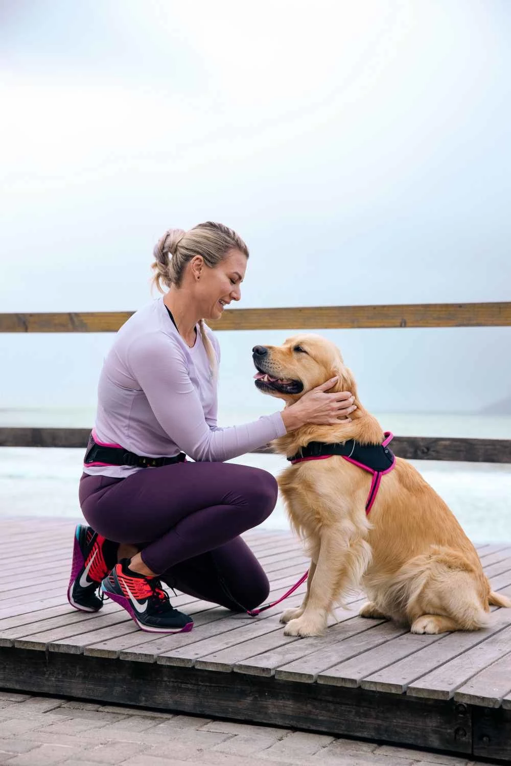 Rogz Hondenriem Handsfree Airtech Sport Roze 5 Rogz Hondenriem Handsfree Airtech Sport Roze - Afbeelding 3