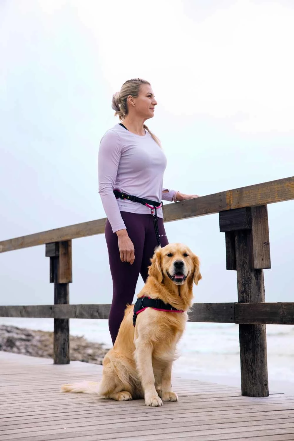 Rogz Hondenriem Handsfree Airtech Sport Roze 6 Rogz Hondenriem Handsfree Airtech Sport Roze - Afbeelding 4