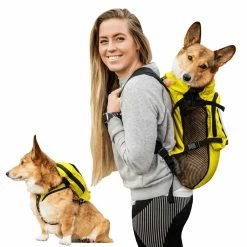 K9 Sport Sack Multifunctionele Hondenrugzak Walk On Geel