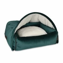 KONA CAVE Hondenmand Snuggle Cave Bed Green Velvet
