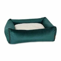 KONA CAVE Hondenmand Snuggle Cave Bed Green Velvet -Hond winkel image 783