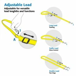 Rogz Hondenriem Utility Control Multi Lead Zwart -Hond winkel image 830