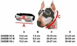 Dogoptics Hondenzonnebril Biker Silver Frame/Mirror Lens -Hond winkel image 891